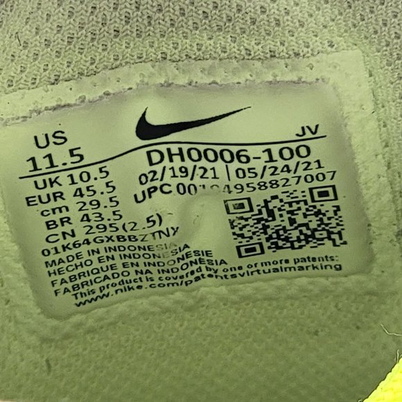 Nike Air Max 97 Mens 11.5 White Reflective All Over Logo Sneaker Shoe DH0006-100 main image 4